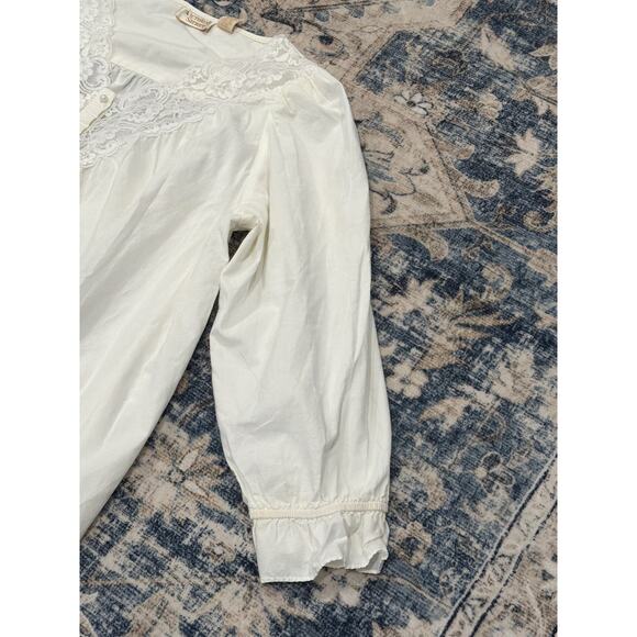 Victoria's Secret VTG Gold label Cotton nightgown LG - Picture 11 of 11